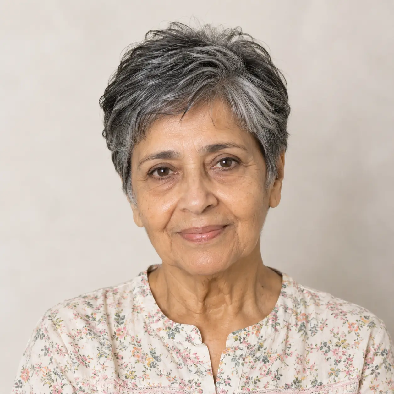Wispy Short Crop on a woman over 70