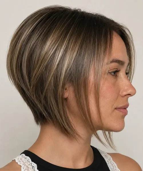 Angled Stacked Bob