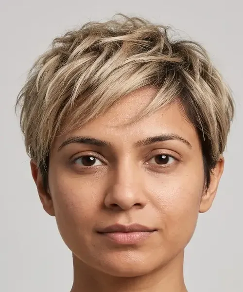 Highlighted Textured Pixie