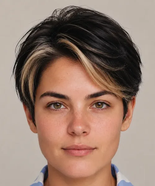 Long-Top Pixie with a Money Piece