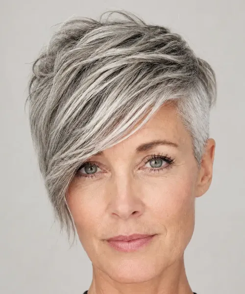 Silver Quiff Pixie