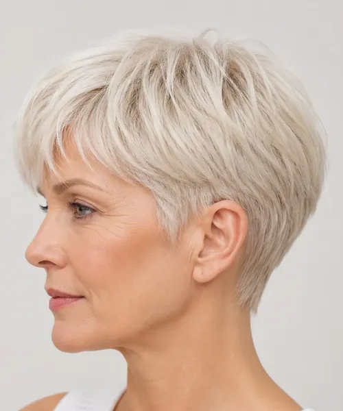 Sleek Silver Pixie
