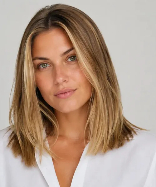 Blonde Balayage Lob