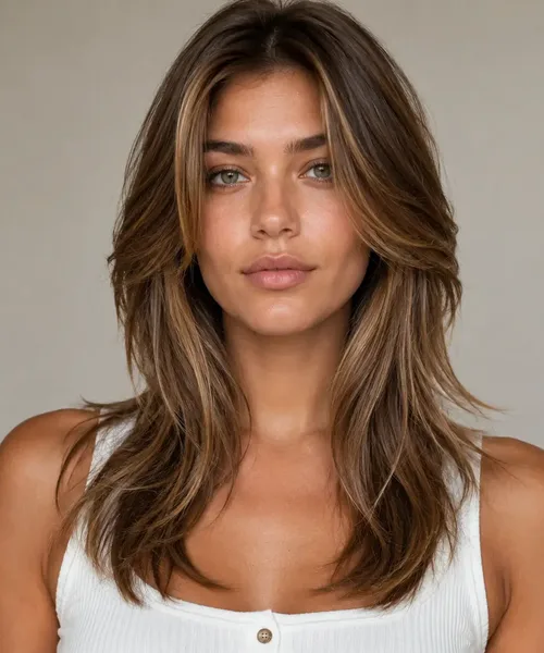 Bronde Face-Framing Layers