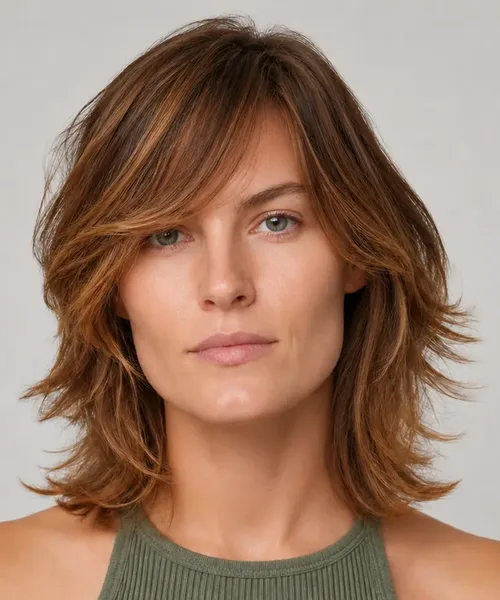 Copper Shag Balayage