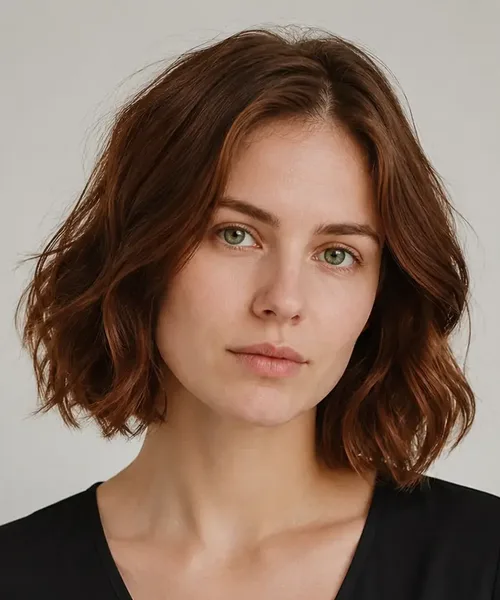 Auburn Wavy Bob