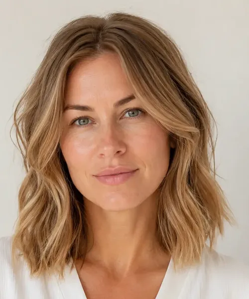 Balayage Blonde Lob