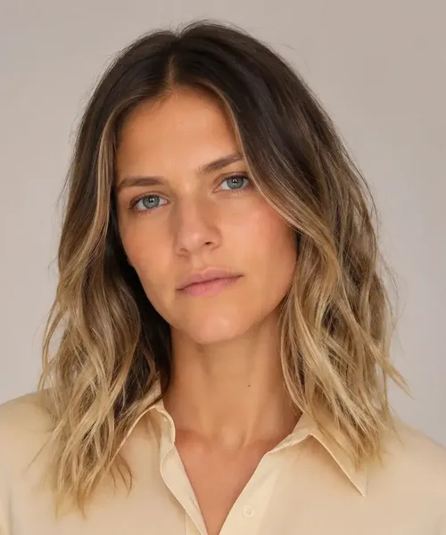 Ombré Beachy Lob