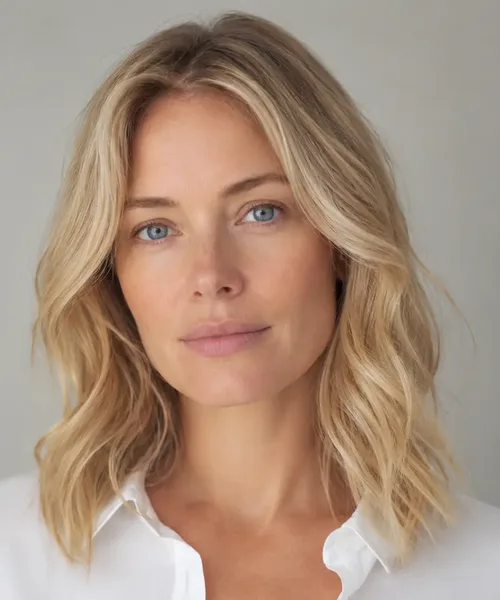 Sun-Kissed Wavy Lob
