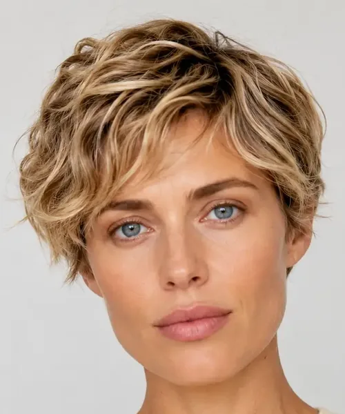 Textured Wavy Pixie