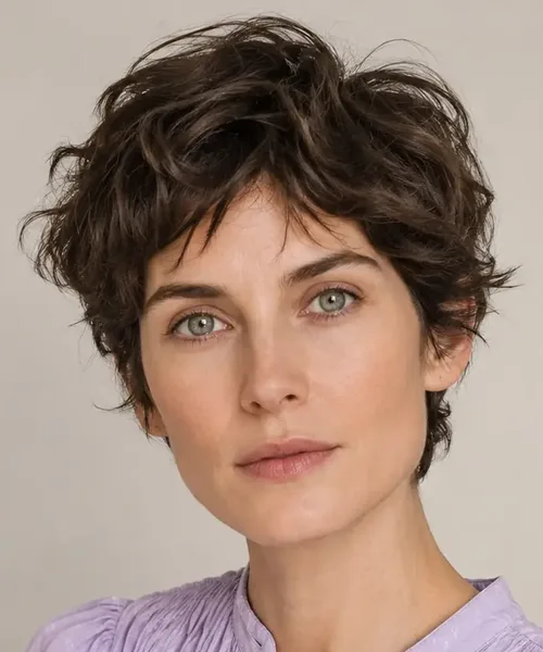 Wavy Pixie Crop