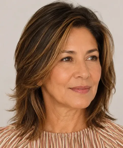 Caramel Balayage Lob