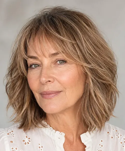 Feathered Bronde Lob