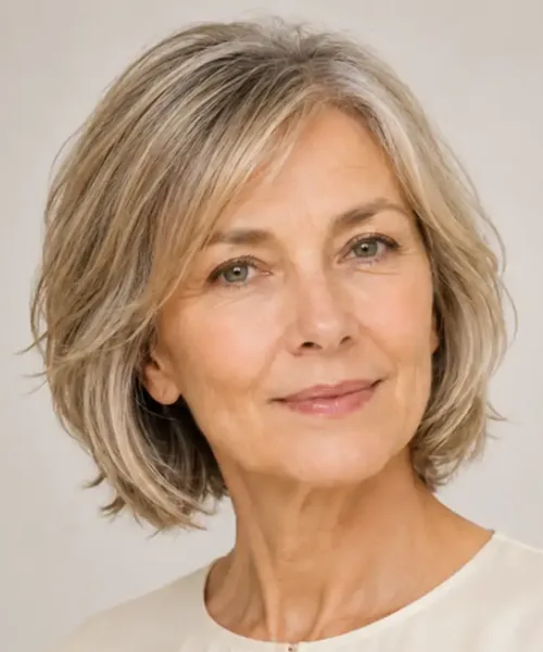 Feathered Layered Bob