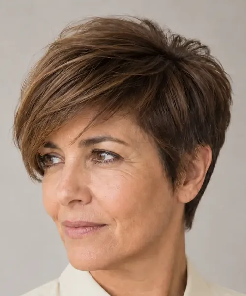 Side-Swept Pixie