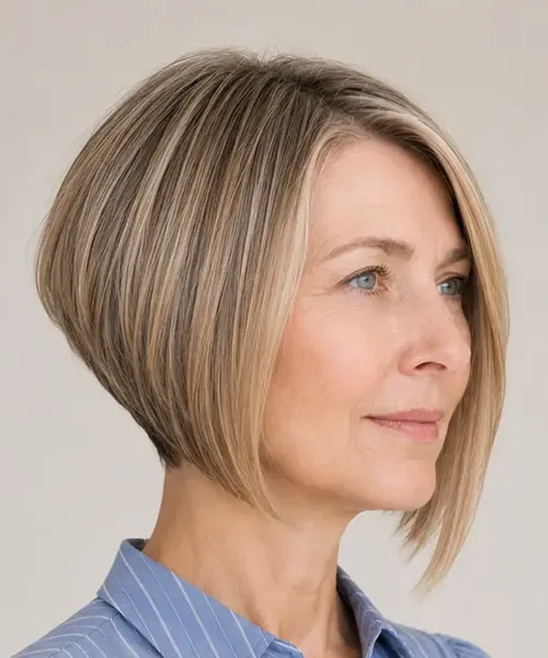 Sleek Side-Part Bob