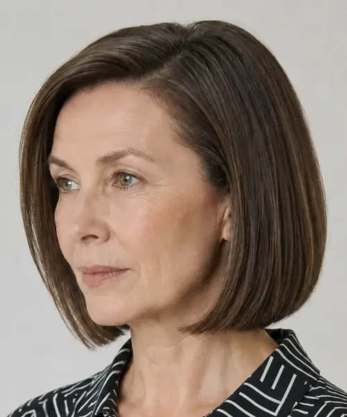 Sleek Side-Part Mob