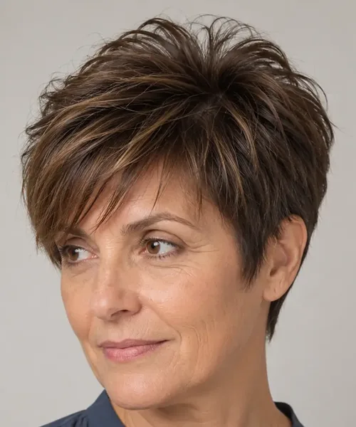Pixie with Crown Volume