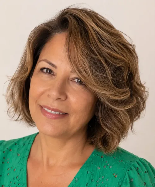 Voluminous Wavy Bob