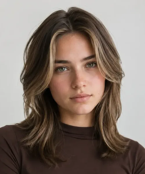 Balayage Layered Lob