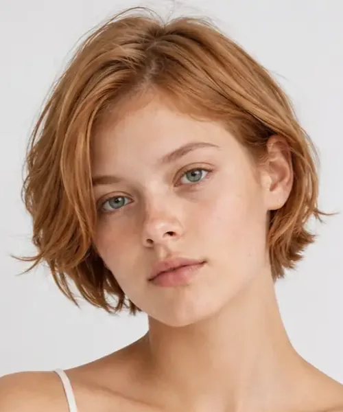 Copper Wavy Bob