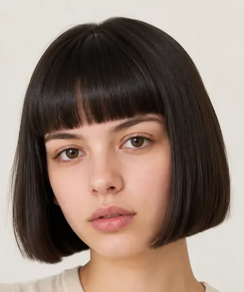 French Bob with Micro-Bangs