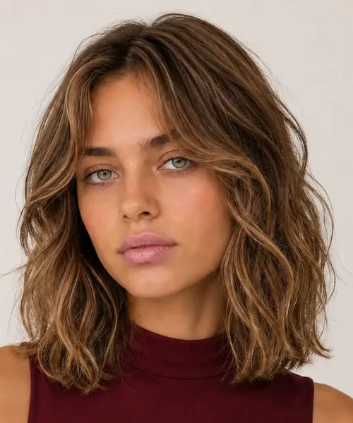 Tousled Bronde Lob
