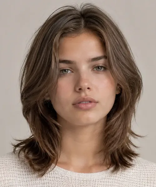 Tousled Layered Lob