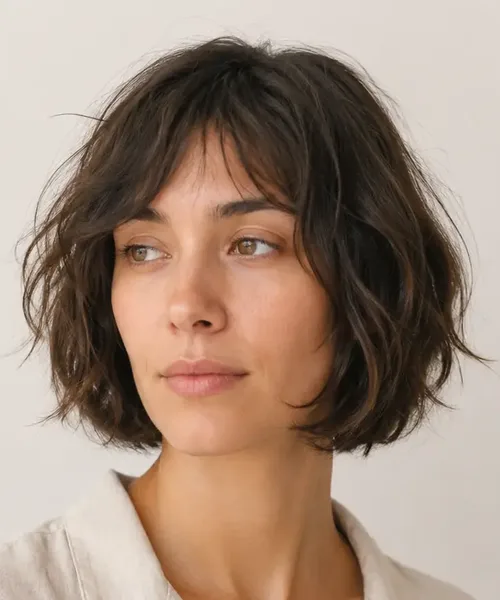 Air-Dried Textured Bob