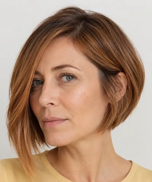 Asymmetrical Bob for Fine Hair