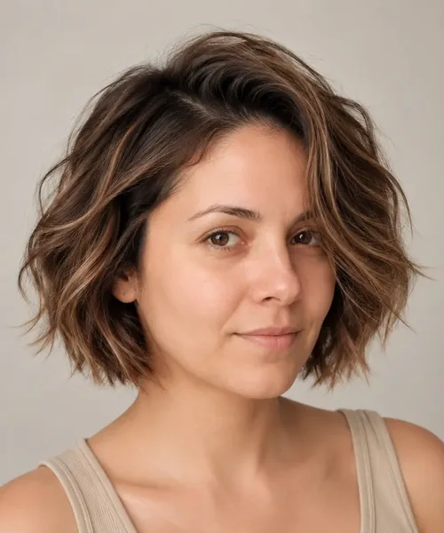 Bronde Balayage Bob