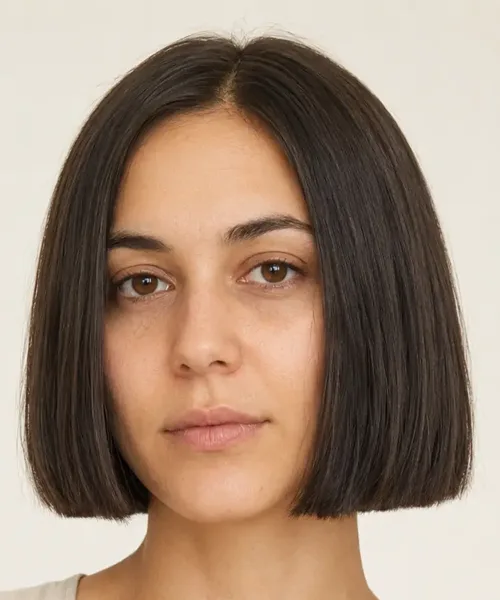 Classic Blunt Chin-Length Bob