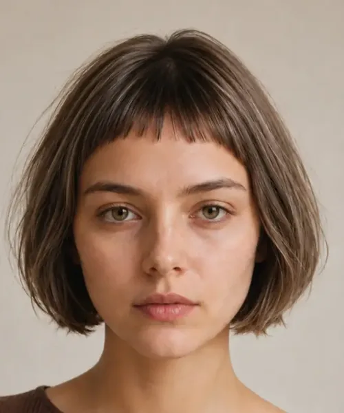 French Bob with Micro-Bangs