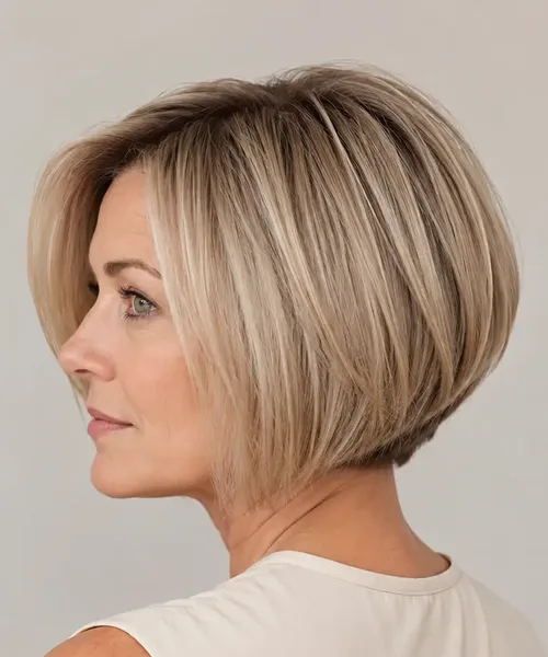 Inverted Bob for Fine Hair