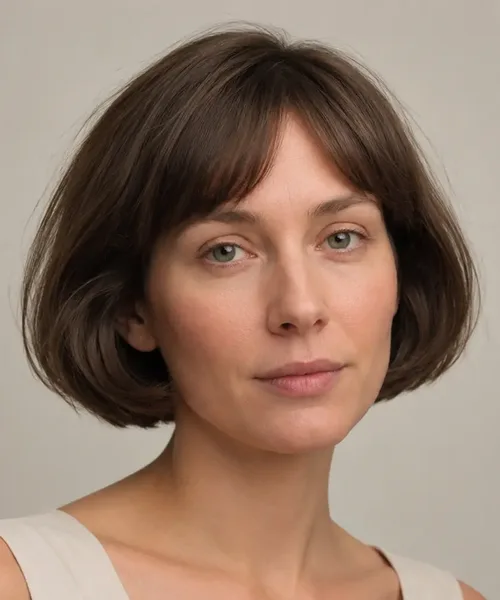 Rounded French Bob