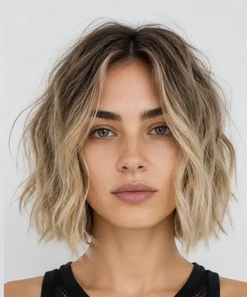 Beachy Undone Bob