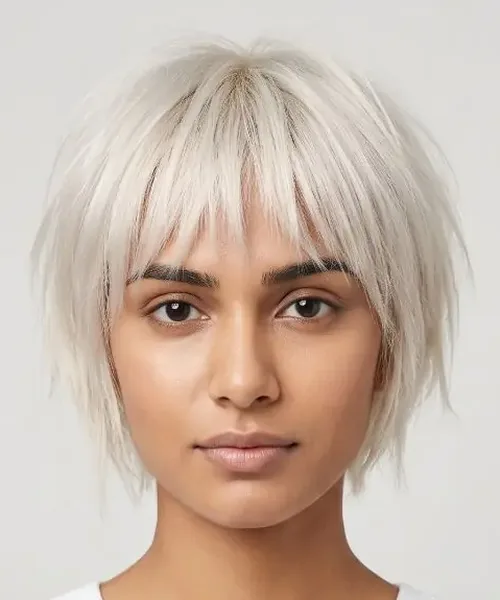 Platinum Choppy Shag