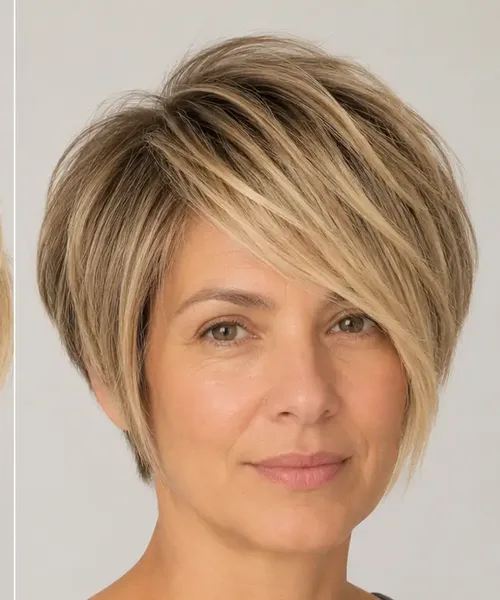 Choppy Stacked Bob