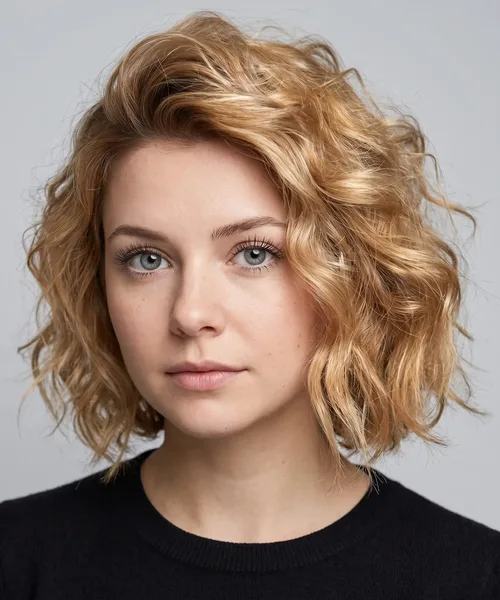 Bulk-Reducing Bob for Thick Hair