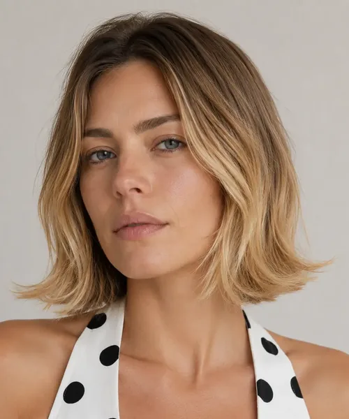 Bronde Ombré Bob