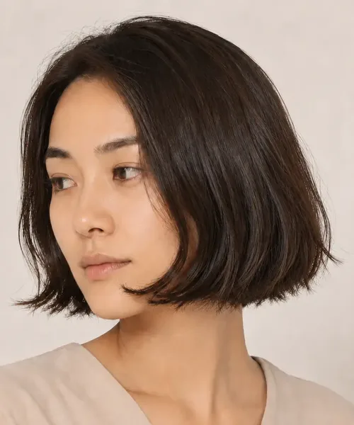 Piece-y Blunt Bob