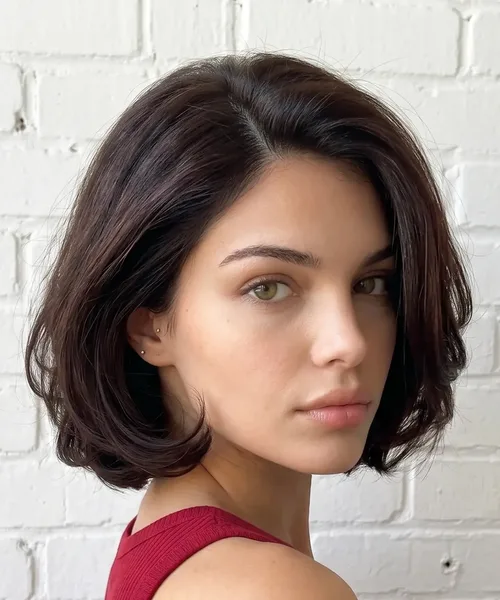 Glossy Espresso Bob