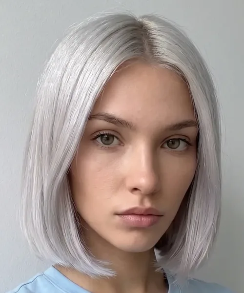 Silver Sleek Bob