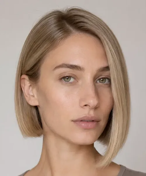 Sleek Side-Swept Bob