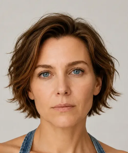 Tousled Copper Bob