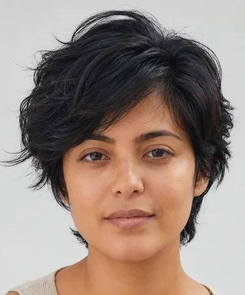Bulk-Reducing Layers for Thick Hair