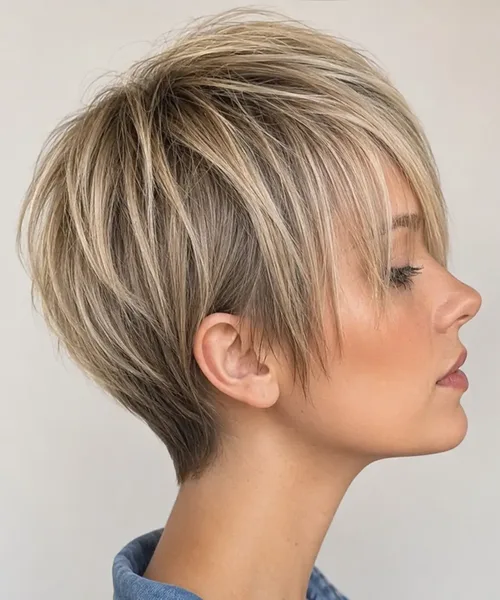 Pixie with Long Layers on Top
