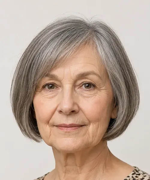 Chin-Length Graduated Bob