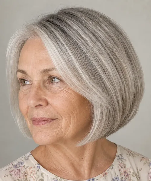 Rounded Inverted Bob