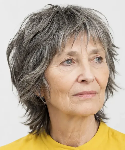 Shaggy Silver Pixie